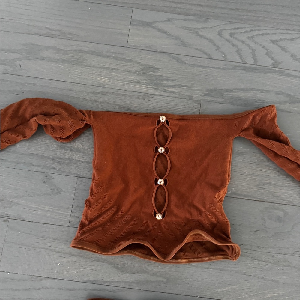 Brown two piece set
